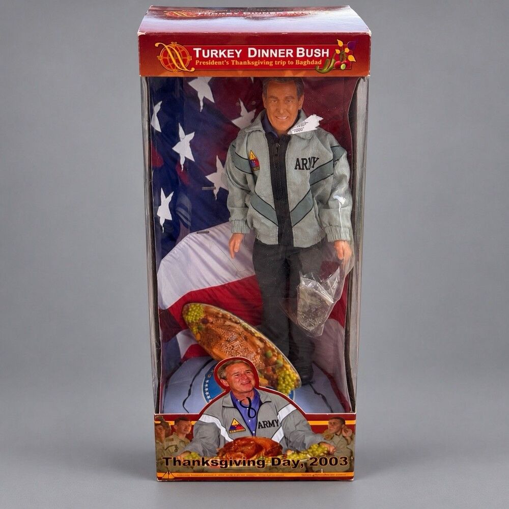 Turkey Dinner Bush 12" Political Collectible Action Figure Limited Edition 5000